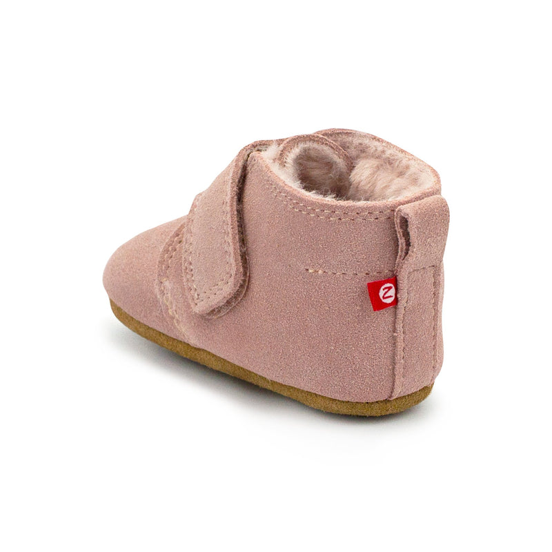 Zutano baby Shoe Pink Leather Fur Lined Shoe