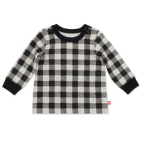Zutano baby Top Buffalo Check Organic Cotton Long Sleeve Crewneck