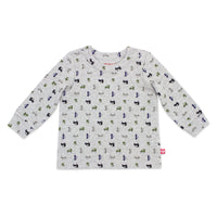 Zutano baby Top City Car Organic Cotton Long Sleeve Crewneck