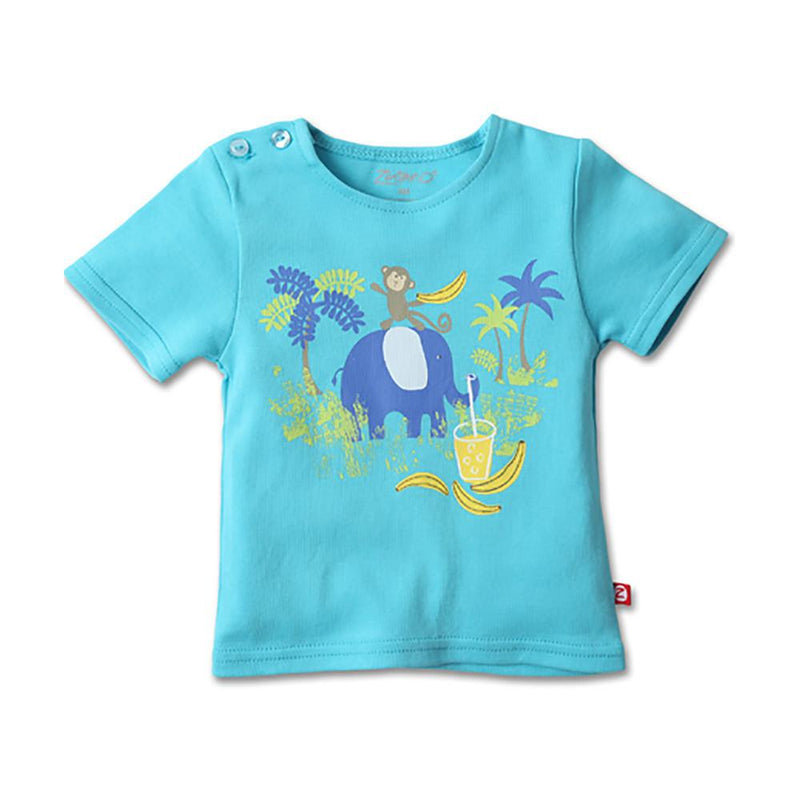 Zutano baby Top Jungle Pals S/S Screen Tee