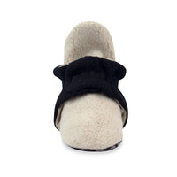 Zutano Bootie Cozie Fleece Color Block Gripper Baby Bootie - Khaki/Black