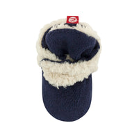 Zutano Bootie Cozie Furry Gripper Baby Bootie - True Navy