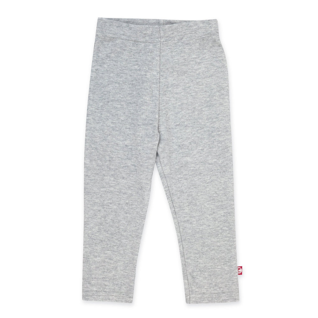 Zutano Bottom Organic Cotton Legging - Heather Gray