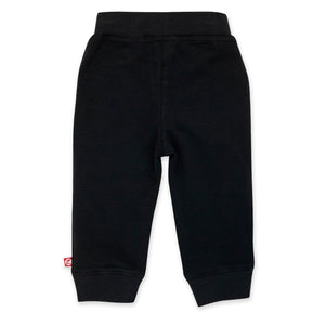 Zutano Bottom Organic Cotton Pocket Jogger Pant - Black