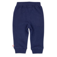 Zutano Bottom Organic Cotton Pocket Jogger Pant - True Navy