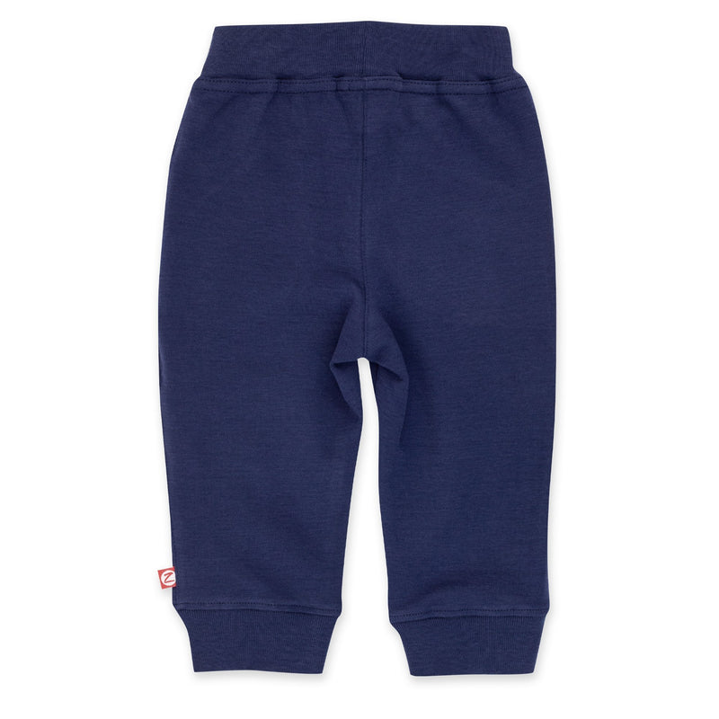Zutano Bottom Organic Cotton Pocket Jogger Pant - True Navy