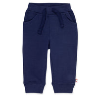 Zutano Bottom Organic Cotton Pocket Jogger Pant - True Navy