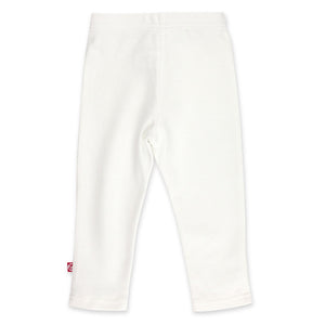 Zutano Bottom Solid Legging - White