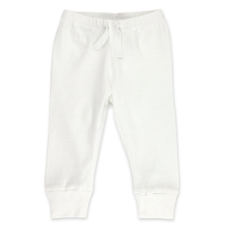 Zutano Bottom Solid Rib Pant - White