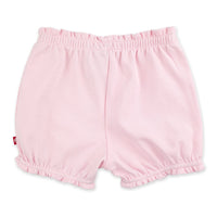 Zutano Bottom Solid Ruffle Short - Baby Pink