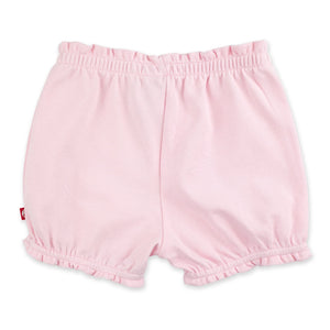 Zutano Bottom Solid Ruffle Short - Baby Pink