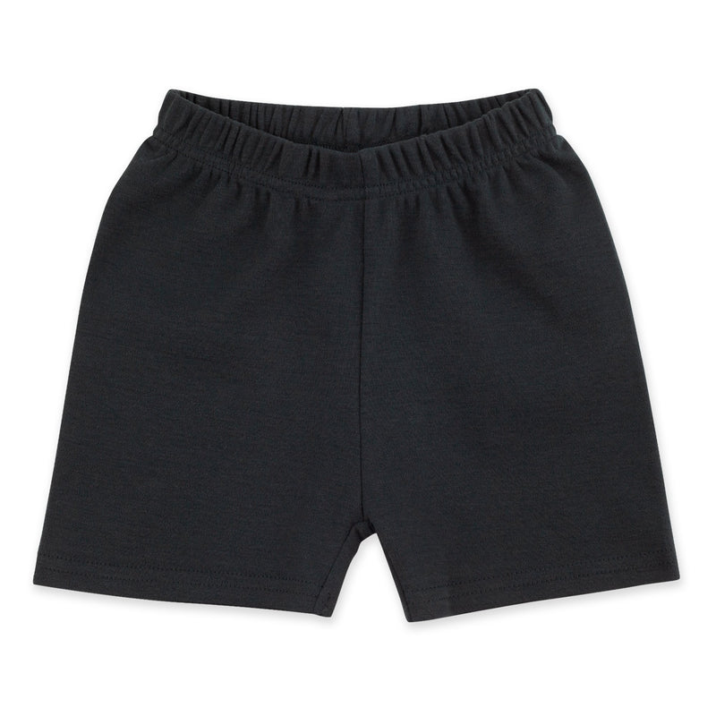 Zutano Bottom Solid Short - Black