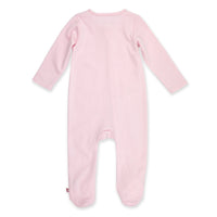 Zutano One Piece Solid Footie - Baby Pink