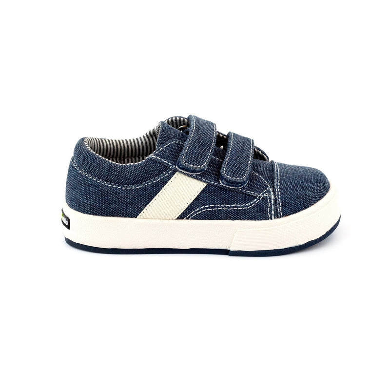 Zutano Shoe Miles Double V Kids Shoe - Navy