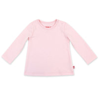 Zutano Top Organic Cotton Long Sleeve Swing Tee - Baby Pink